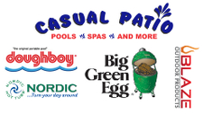 Casual Patio Pools and Spas logo
