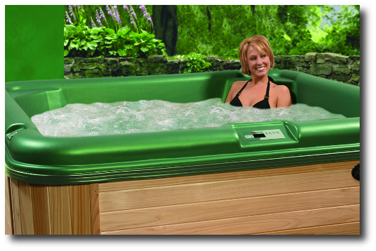 Encore MS Fun in a hot tub from Nordic Tubs